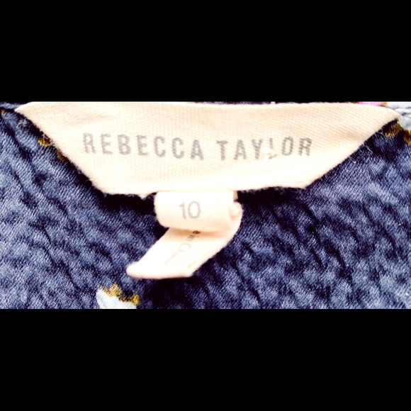 Rebecca Taylor Floral Silk Shell - Picture 3 of 4